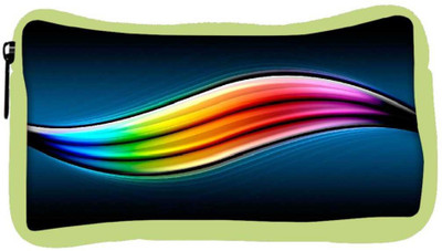 

Snoogg Eco Friendly Canvas Colorful Abstract Design Designer Student Pen Pencil Case Coin Purse Pouch Cosmetic Makeup Bag (GREEN) Pouch(Multicolor)