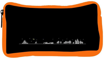 

Snoogg Eco Friendly Canvas Minimal Night City Student Pen Pencil Case Coin Purse Pouch Cosmetic Makeup Bag (ORANGE) Pouch(Multicolor)