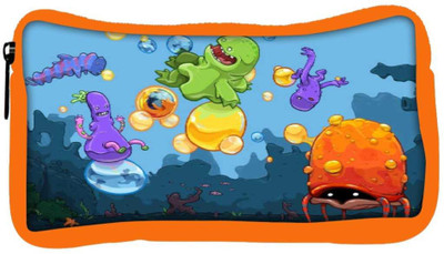 

Snoogg Eco Friendly Canvas Monster Kids Playing 2658 Student Pen Pencil Case Coin Purse Pouch Cosmetic Makeup Bag (ORANGE) Pouch(Multicolor)