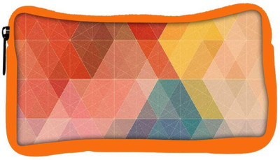 

Snoogg Eco Friendly Canvas Design Polygon Student Pen Pencil Case Coin Purse Pouch Cosmetic Makeup Bag (ORANGE) Pouch(Multicolor)