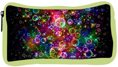 

Snoogg Eco Friendly Canvas Bubbles Universal Student Pen Pencil Case Coin Purse Pouch Cosmetic Makeup Bag (GREEN) Pouch(Multicolor)