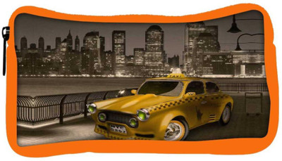 

Snoogg Eco Friendly Canvas New York City Cab 2671 Student Pen Pencil Case Coin Purse Pouch Cosmetic Makeup Bag (ORANGE) Pouch(Multicolor)
