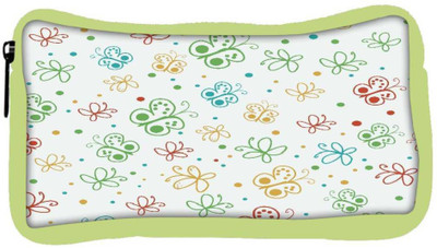 

Snoogg Eco Friendly Canvas Abstract Multicolor Butterflies Designer Student Pen Pencil Case Coin Purse Pouch Cosmetic Makeup Bag (GREEN) Pouch(Multicolor)