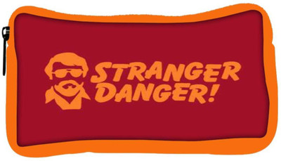 

Snoogg Eco Friendly Canvas Stranger Danger 2909 Student Pen Pencil Case Coin Purse Pouch Cosmetic Makeup Bag (ORANGE) Pouch(Multicolor)