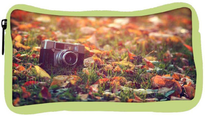 

Snoogg Eco Friendly Canvas Vintage Camera Designer Student Pen Pencil Case Coin Purse Pouch Cosmetic Makeup Bag (GREEN) Pouch(Multicolor)