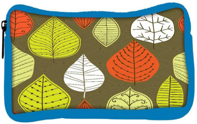 

Snoogg Eco Friendly Canvas Active Leaves Designer Student Pen Pencil Case Coin Purse Pouch Cosmetic Makeup Bag (BLUE) Pouch(Multicolor)