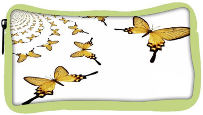 

Snoogg Eco Friendly Canvas Kaleidoscopic Butterflies Student Pen Pencil Case Coin Purse Pouch Cosmetic Makeup Bag (GREEN) Pouch(Multicolor)