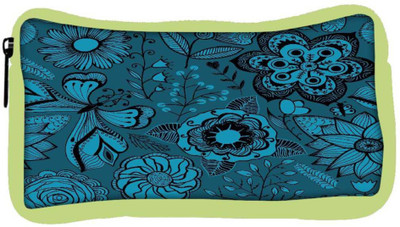 

Snoogg Eco Friendly Canvas Abstract Floral Background Student Pen Pencil Case Coin Purse Pouch Cosmetic Makeup Bag (GREEN) Pouch(Multicolor)