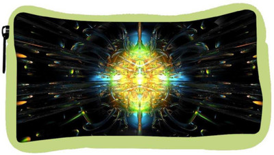 

Snoogg Eco Friendly Canvas Abstract Design Designer Student Pen Pencil Case Coin Purse Pouch Cosmetic Makeup Bag (GREEN) Pouch(Multicolor)
