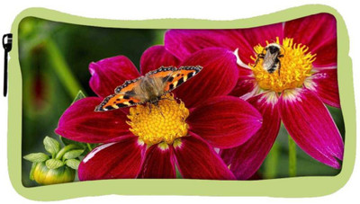 

Snoogg Eco Friendly Canvas Butterfly Seeking Honey Designer Student Pen Pencil Case Coin Purse Pouch Cosmetic Makeup Bag (GREEN) Pouch(Multicolor)