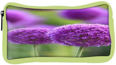 

Snoogg Eco Friendly Canvas Purple Blossoms Designer Student Pen Pencil Case Coin Purse Pouch Cosmetic Makeup Bag (GREEN) Pouch(Multicolor)