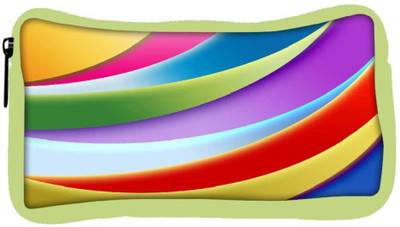 

Snoogg Eco Friendly Canvas Colorful Strips Designer Student Pen Pencil Case Coin Purse Pouch Cosmetic Makeup Bag (GREEN) Pouch(Multicolor)
