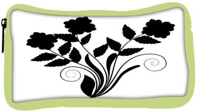

Snoogg Eco Friendly Canvas Abstract Silhouette Of Decor Floral Elements Student Pen Pencil Case Coin Purse Pouch Cosmetic Makeup Bag (GREEN) Pouch(Multicolor)
