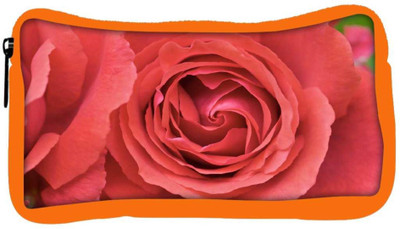 

Snoogg Eco Friendly Canvas Red Roses Designer Student Pen Pencil Case Coin Purse Pouch Cosmetic Makeup Bag (ORANGE) Pouch(Multicolor)