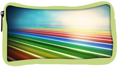 

Snoogg Eco Friendly Canvas Sunrise On Strips Designer Student Pen Pencil Case Coin Purse Pouch Cosmetic Makeup Bag (GREEN) Pouch(Multicolor)