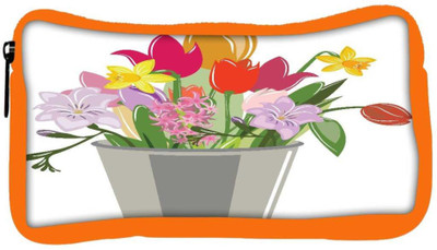 

Snoogg Eco Friendly Canvas Abstract Spring Illustration With Lots Of Flowers Student Pen Pencil Case Coin Purse Pouch Cosmetic Makeup Bag (ORANGE) Pouch(Multicolor)