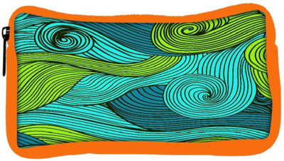 

Snoogg Eco Friendly Canvas Vector Abstract Hand Drawn Waves Texture Student Pen Pencil Case Coin Purse Pouch Cosmetic Makeup Bag (ORANGE) Pouch(Multicolor)