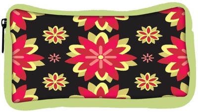 

Snoogg Eco Friendly Canvas Red Flowers Designer Student Pen Pencil Case Coin Purse Pouch Cosmetic Makeup Bag (GREEN) Pouch(Multicolor)