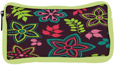

Snoogg Eco Friendly Canvas Colorful Floral Seamless Pattern In Cartoon Style Seamless Pattern Student Pen Pencil Case Coin Purse Pouch Cosmetic Makeup Bag (GREEN) Pouch(Multicolor)
