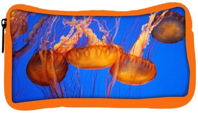 

Snoogg Eco Friendly Canvas Jellyfish Season Designer Student Pen Pencil Case Coin Purse Pouch Cosmetic Makeup Bag (ORANGE) Pouch(Multicolor)