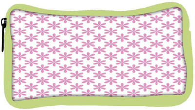 

Snoogg Eco Friendly Canvas Pink Leaves Designer Student Pen Pencil Case Coin Purse Pouch Cosmetic Makeup Bag (GREEN) Pouch(Multicolor)