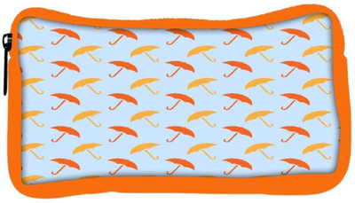 

Snoogg Eco Friendly Canvas Opposite Umbrella Designer Student Pen Pencil Case Coin Purse Pouch Cosmetic Makeup Bag (ORANGE) Pouch(Multicolor)