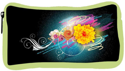

Snoogg Eco Friendly Canvas Abstract Floral Designer Student Pen Pencil Case Coin Purse Pouch Cosmetic Makeup Bag (GREEN) Pouch(Multicolor)