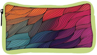 

Snoogg Eco Friendly Canvas Vector Abstract Hand Drawn Waves Texture Student Pen Pencil Case Coin Purse Pouch Cosmetic Makeup Bag (GREEN) Pouch(Multicolor)