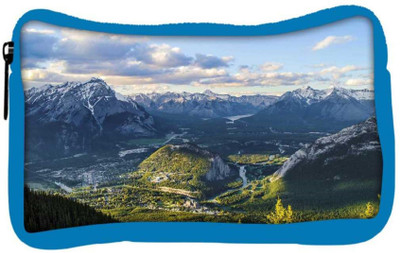 

Snoogg Eco Friendly Canvas White Mountains Designer Student Pen Pencil Case Coin Purse Pouch Cosmetic Makeup Bag (BLUE) Pouch(Multicolor)