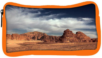 

Snoogg Eco Friendly Canvas Desert Mountain Designer Student Pen Pencil Case Coin Purse Pouch Cosmetic Makeup Bag (ORANGE) Pouch(Multicolor)