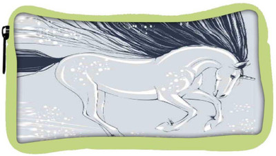 

Snoogg Eco Friendly Canvas Unicorn 2824 Student Pen Pencil Case Coin Purse Pouch Cosmetic Makeup Bag (GREEN) Pouch(Multicolor)