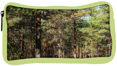 

Snoogg Eco Friendly Canvas Humid Climate Designer Student Pen Pencil Case Coin Purse Pouch Cosmetic Makeup Bag (GREEN) Pouch(Multicolor)