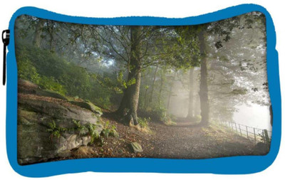 

Snoogg Eco Friendly Canvas White Forest Designer Student Pen Pencil Case Coin Purse Pouch Cosmetic Makeup Bag (BLUE) Pouch(Multicolor)