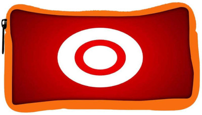 

Snoogg Eco Friendly Canvas Target Student Pen Pencil Case Coin Purse Pouch Cosmetic Makeup Bag (ORANGE) Pouch(Multicolor)