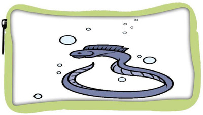 

Snoogg Eco Friendly Canvas Eel Fish Vector Cartoon Illustration Student Pen Pencil Case Coin Purse Pouch Cosmetic Makeup Bag (GREEN) Pouch(Multicolor)