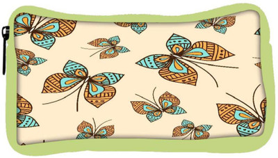 

Snoogg Eco Friendly Canvas Abstract Butterfly Designer Student Pen Pencil Case Coin Purse Pouch Cosmetic Makeup Bag (GREEN) Pouch(Multicolor)