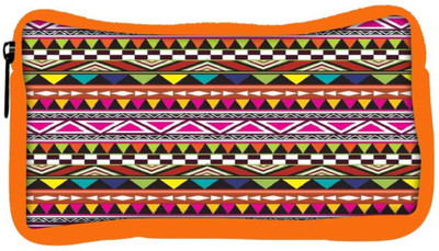

Snoogg Eco Friendly Canvas Aztec Multicolour Student Pen Pencil Case Coin Purse Pouch Cosmetic Makeup Bag (ORANGE) Pouch(Multicolor)