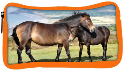 

Snoogg Eco Friendly Canvas Parental Horse Designer Student Pen Pencil Case Coin Purse Pouch Cosmetic Makeup Bag (ORANGE) Pouch(Multicolor)
