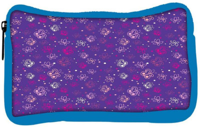 

Snoogg Eco Friendly Canvas Small Butterflies Purple Pattern Designer Student Pen Pencil Case Coin Purse Pouch Cosmetic Makeup Bag (BLUE) Pouch(Multicolor)