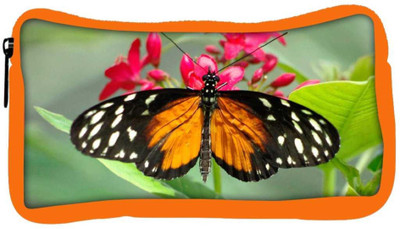 

Snoogg Eco Friendly Canvas Dragon Butterfly Designer Student Pen Pencil Case Coin Purse Pouch Cosmetic Makeup Bag (ORANGE) Pouch(Multicolor)