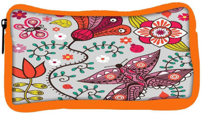 

Snoogg Eco Friendly Canvas Seamless Pattern With Butterflies And Flowers Student Pen Pencil Case Coin Purse Pouch Cosmetic Makeup Bag (ORANGE) Pouch(Multicolor)
