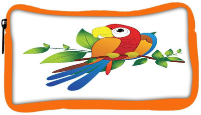 

Snoogg Eco Friendly Canvas Parrot On Branch Illustration Student Pen Pencil Case Coin Purse Pouch Cosmetic Makeup Bag (ORANGE) Pouch(Multicolor)