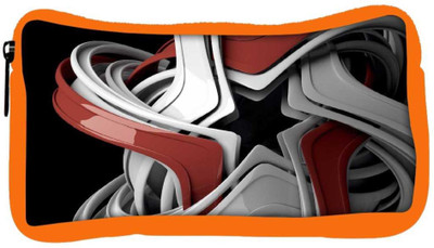 

Snoogg Eco Friendly Canvas Red And White Star Designer Student Pen Pencil Case Coin Purse Pouch Cosmetic Makeup Bag (ORANGE) Pouch(Multicolor)