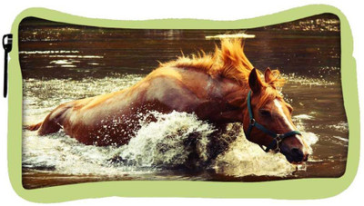 

Snoogg Eco Friendly Canvas Horse In Water Designer Student Pen Pencil Case Coin Purse Pouch Cosmetic Makeup Bag (GREEN) Pouch(Multicolor)
