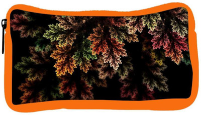 

Snoogg Eco Friendly Canvas Fractal Leaves Digital Art Designer Student Pen Pencil Case Coin Purse Pouch Cosmetic Makeup Bag (ORANGE) Pouch(Multicolor)