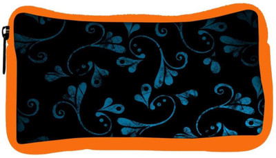 

Snoogg Eco Friendly Canvas Blue Abstract Design Designer Student Pen Pencil Case Coin Purse Pouch Cosmetic Makeup Bag (ORANGE) Pouch(Multicolor)