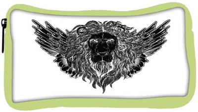 

Snoogg Eco Friendly Canvas Lion With Wings Vector T Shirt Design Student Pen Pencil Case Coin Purse Pouch Cosmetic Makeup Bag (GREEN) Pouch(Multicolor)