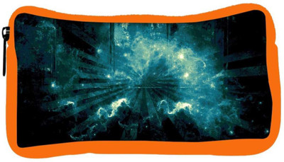 

Snoogg Eco Friendly Canvas Retro Voyager Designer Student Pen Pencil Case Coin Purse Pouch Cosmetic Makeup Bag (ORANGE) Pouch(Multicolor)