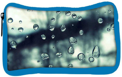 

Snoogg Eco Friendly Canvas Grey Water Drops Designer Student Pen Pencil Case Coin Purse Pouch Cosmetic Makeup Bag (BLUE) Pouch(Multicolor)