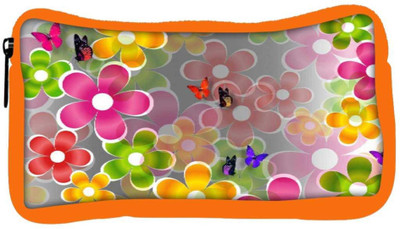 

Snoogg Eco Friendly Canvas Multicolored Daisies And Butterflies 2663 Student Pen Pencil Case Coin Purse Pouch Cosmetic Makeup Bag (ORANGE) Pouch(Multicolor)